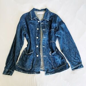 Lisa Says Gah | Classic Blue Jean French Chore Jacket
